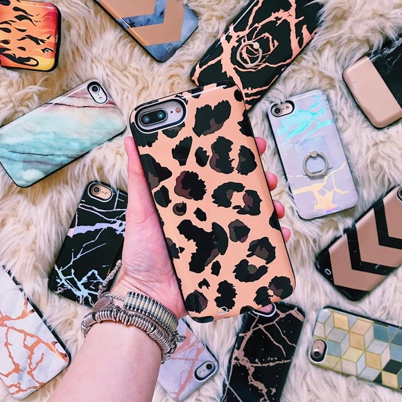 luxy lemon Accessories - iPhone 7 Plus/8 Plus Leopard Charging Case